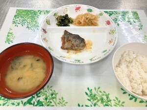 ８月３１日　昼食